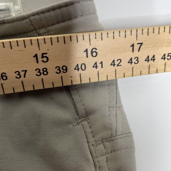 Columbia Pants Women 12 Beige Omni-Shield Advanced Repellency Convertible Hiking - Picture 7 of 14